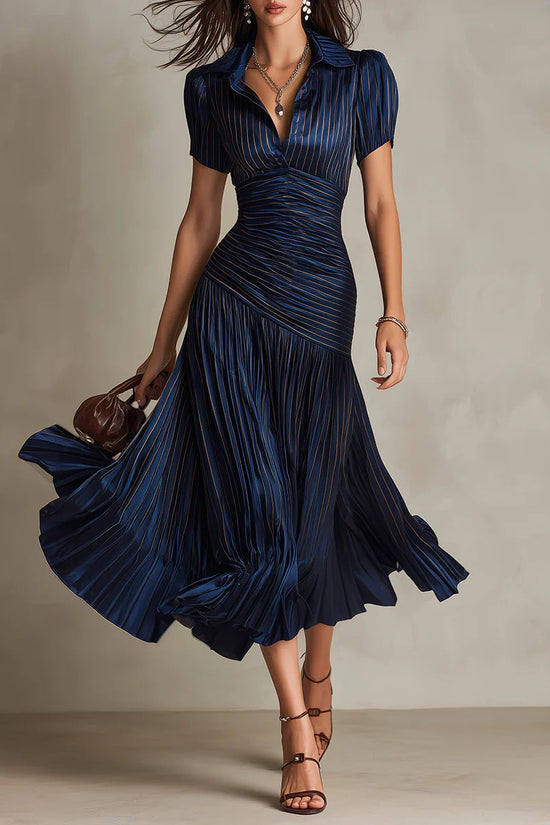 Striped patchwork dress 