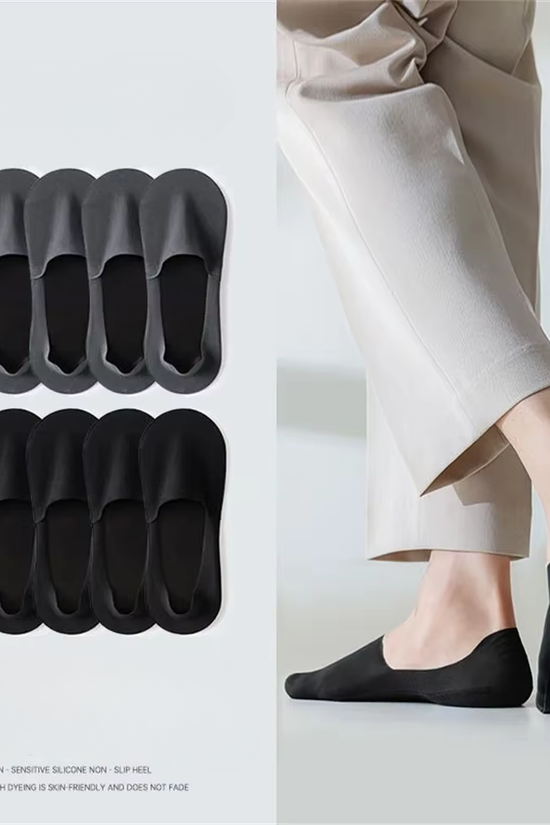 Women’s Invisible Low-Cut Cotton Socks 