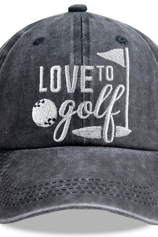 Golf Baseball Caps – Adjustable Embroidered Cotton Hats - FitiqueFit