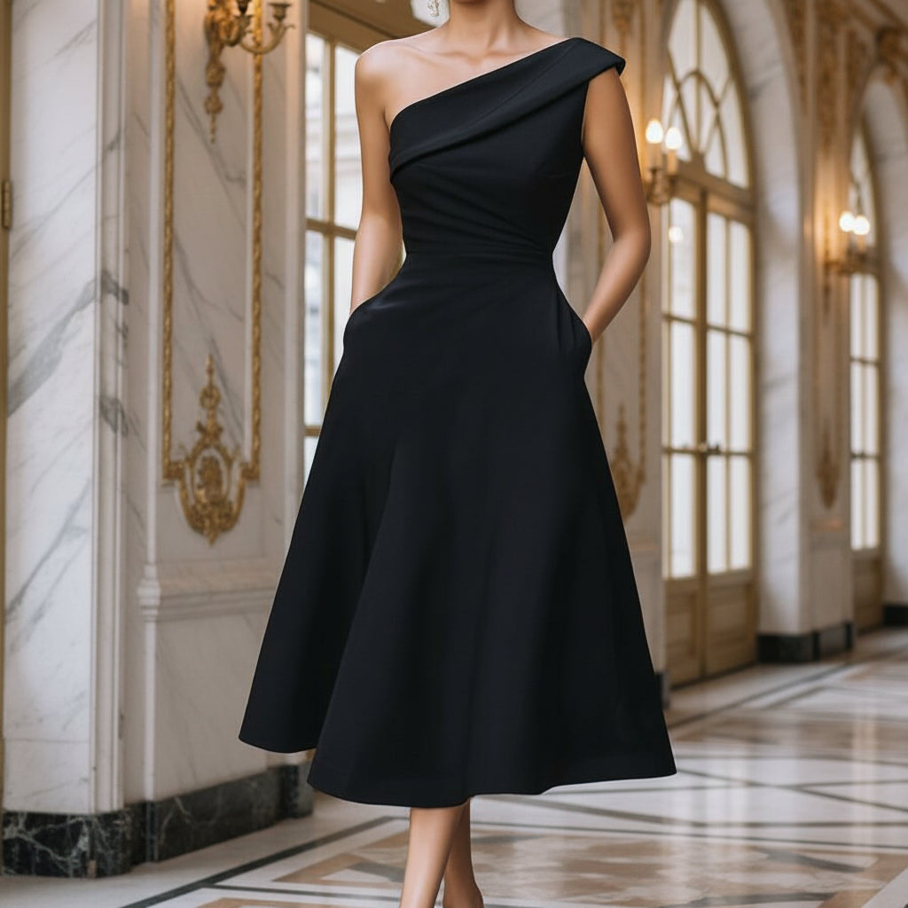 Sexy Off Shoulder Large Swing Women's Dress 