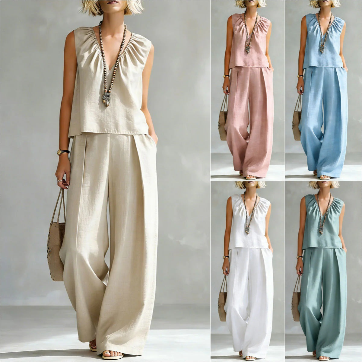 Sexy Urban-style Sleeveless Pantsuit 