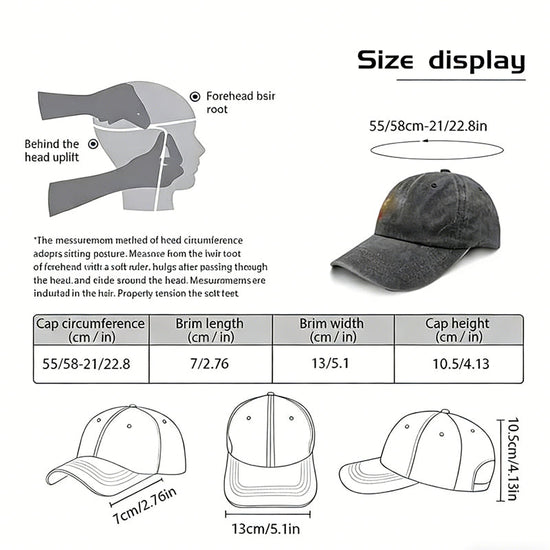 2pcs GOAT Ram Embroidered Baseball Cap - Vintage Washed Cotton Hat, Adjustable Unstructured Low Profile, Casual Outdoor Cap For Men Women 