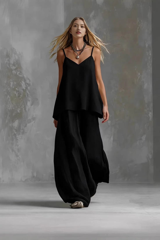 Solid-color Sleeveless Elegant Womens Suit 