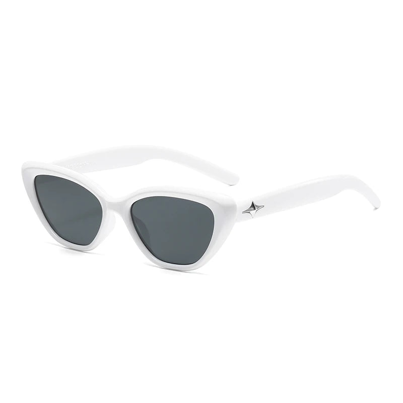 Fashion Cat Eye Sunglasses Women Men Classic Rice Nail Design eprolo