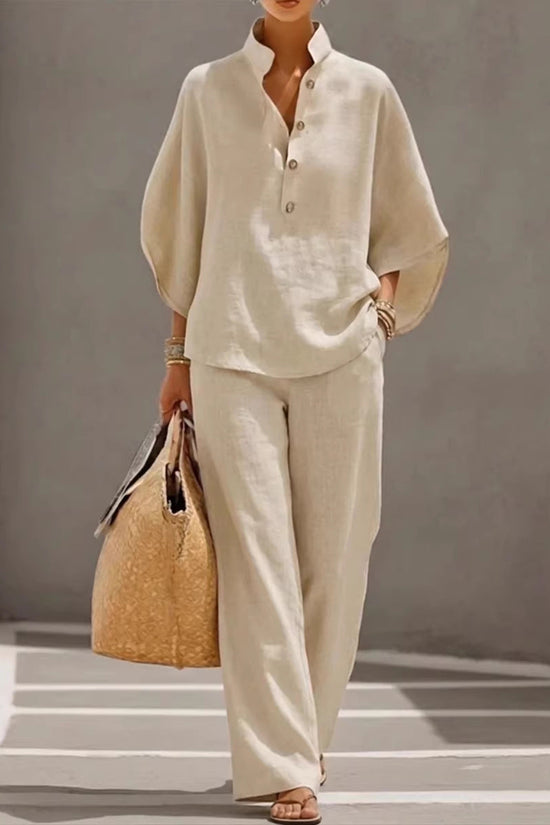Women's Casual And Versatile Shirt Set Urban Outfit 
