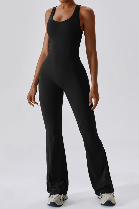 Women's Sleeveless Slim-Fit Long Pants Jumpsuit – Casual Sport Style 