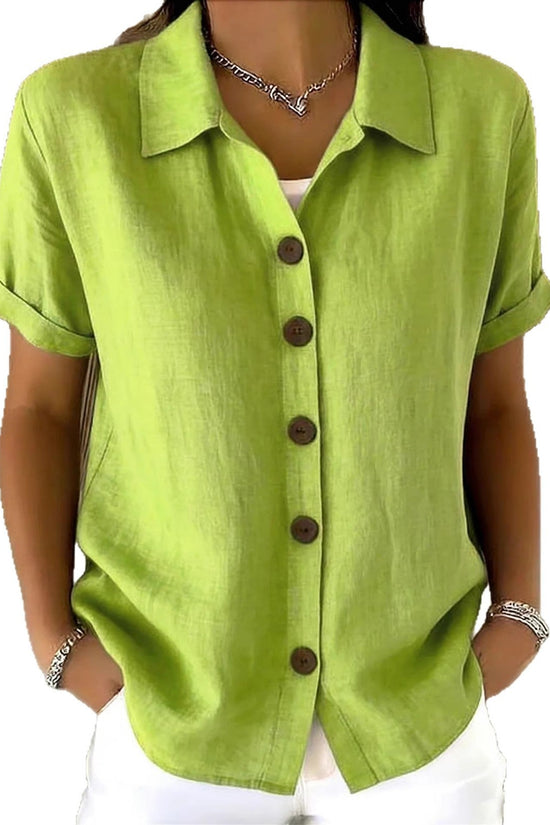 Collar short sleeved top 