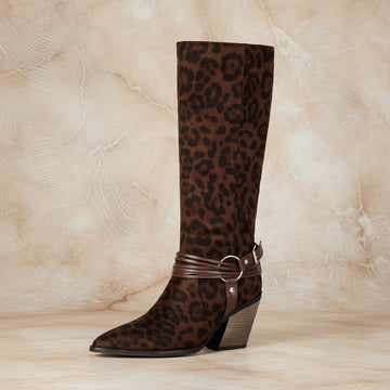 Brown Leopard Print