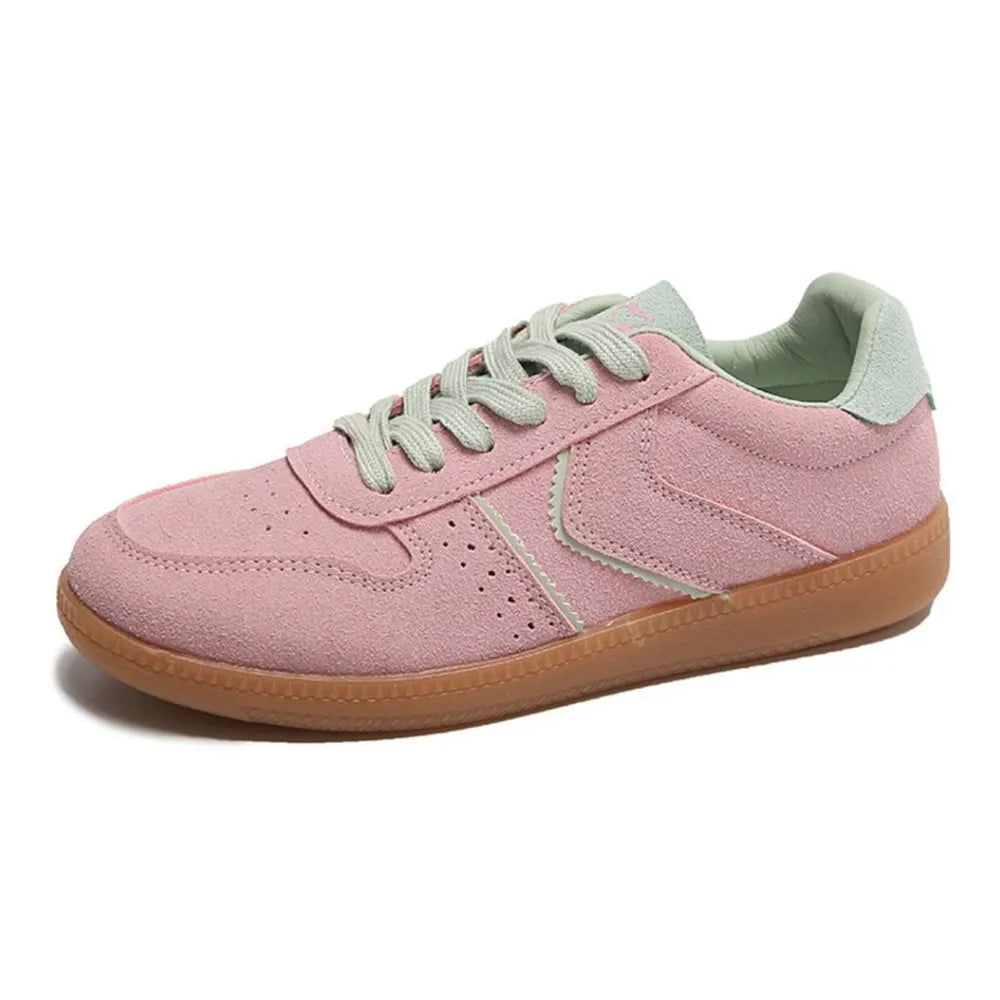 Round Toe Lace Up Sneakers 