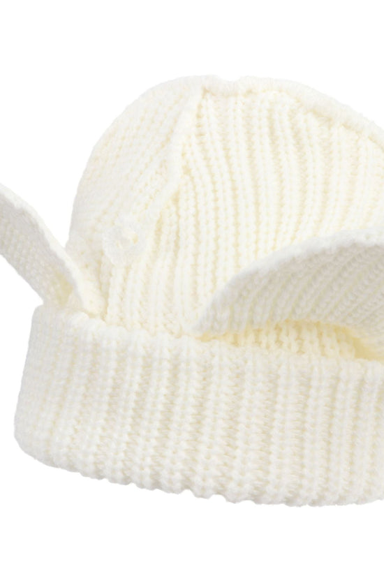Women’s Thickened Acrylic Knitted Hat with Devil Ears | Cozy Beanie 