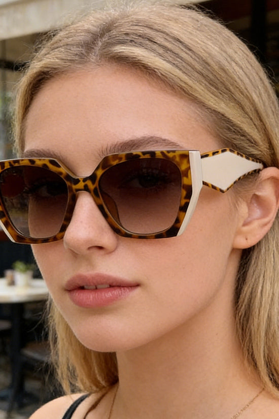Fashion Cat Eye Wide Temple Sunglasses for Women, High-End  Full Frame Sun Glasses, Designer Style Eyewear 