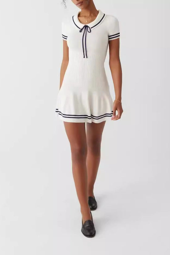 Women’s Striped Knit Midi Dress CJ