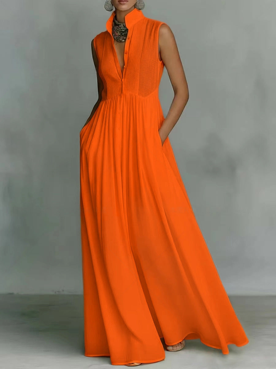 Long Vacation-style French-colored Dress 