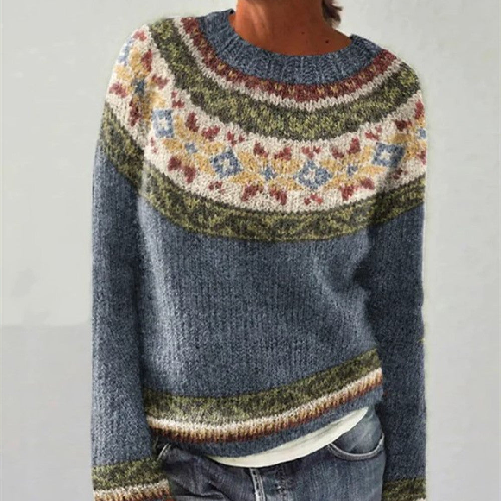 Women's Fashionable Pullover Sweater Top 