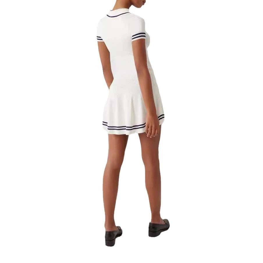 Women’s Striped Knit Midi Dress CJ