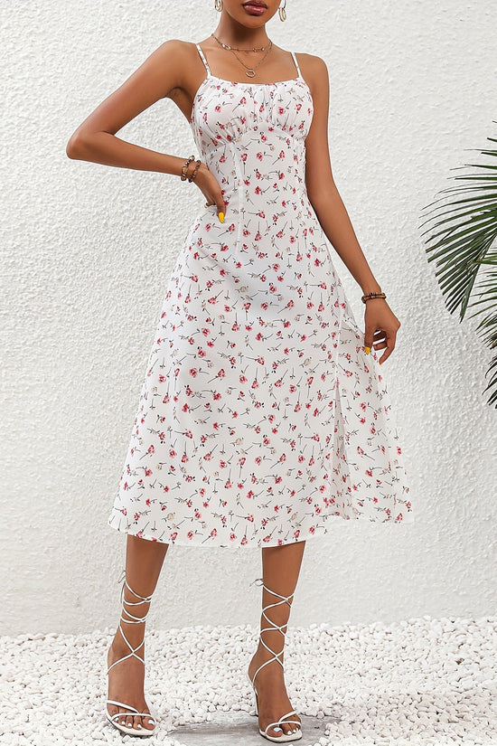 🌸 Women's Polka Dot Suspender Maxi Dress – Summer Elegance with a Flirty Twist FitiqueFit