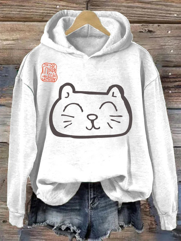 Womens 3D Digital Print Hoodie From Europe And The US 