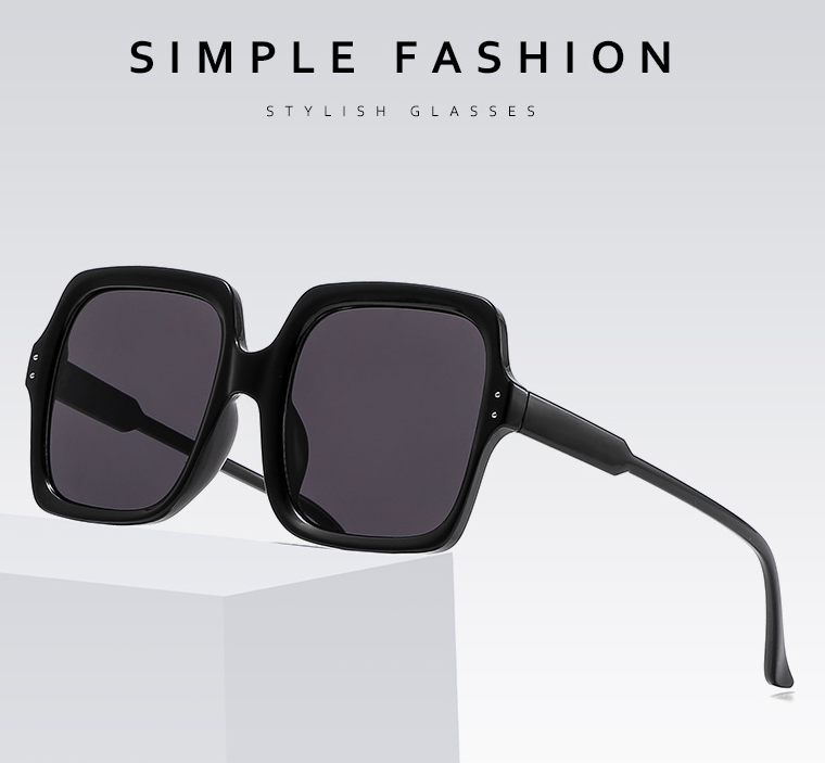 Affordable Retro Gradient Oversized Men Sun Glasses eprolo