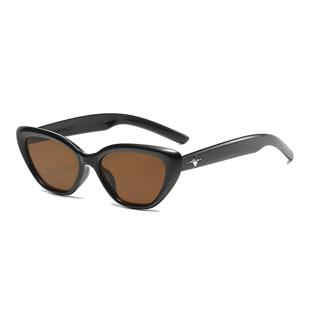 Fashion Cat Eye Sunglasses Women Men Classic Rice Nail Design eprolo