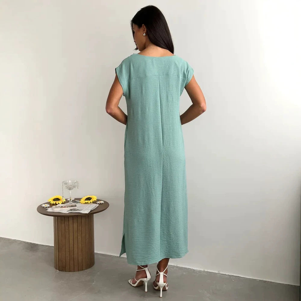 Sleeveless slim fit dress for women