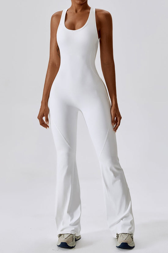 Women's Sleeveless Slim-Fit Long Pants Jumpsuit – Casual Sport Style 