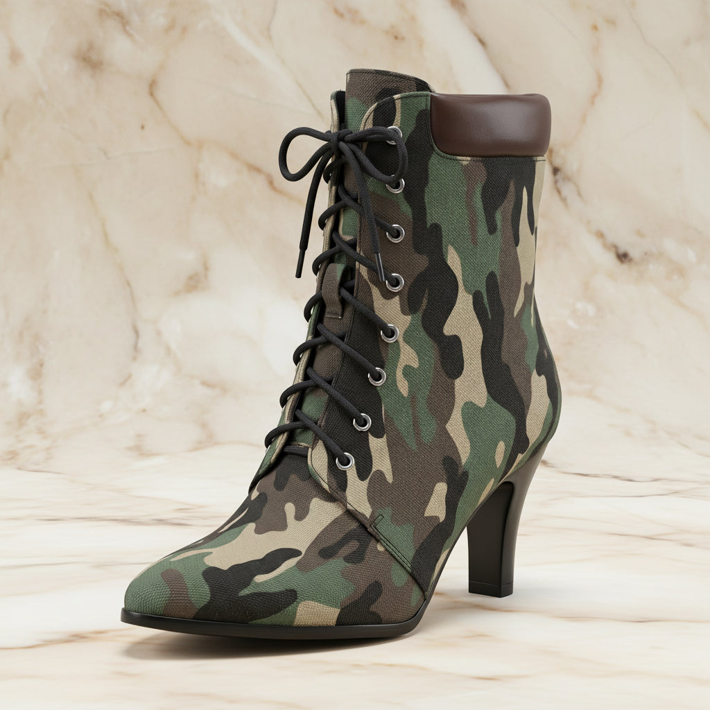 Low-cut Martin Boots Women's Pointed Toe Lace-up Ankle Boots Wide Sizes Autumn Winter Fashion Style Made to order, ships in 7 days 