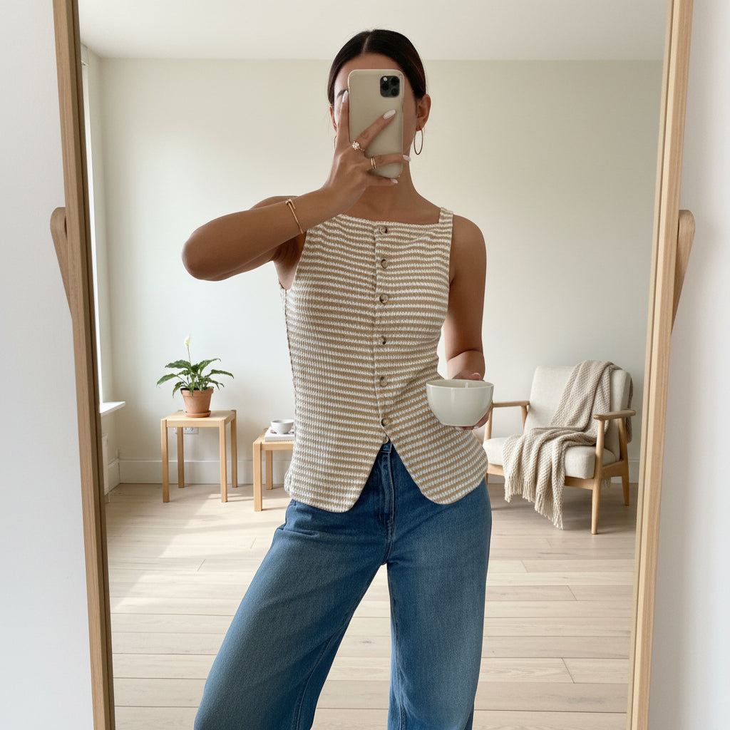 Sleeveless camisole top 