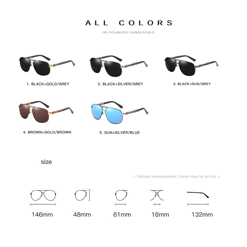 Polarized Glasses for Driving Male Sunglass Brand Designer Black Sun Glasses eprolo