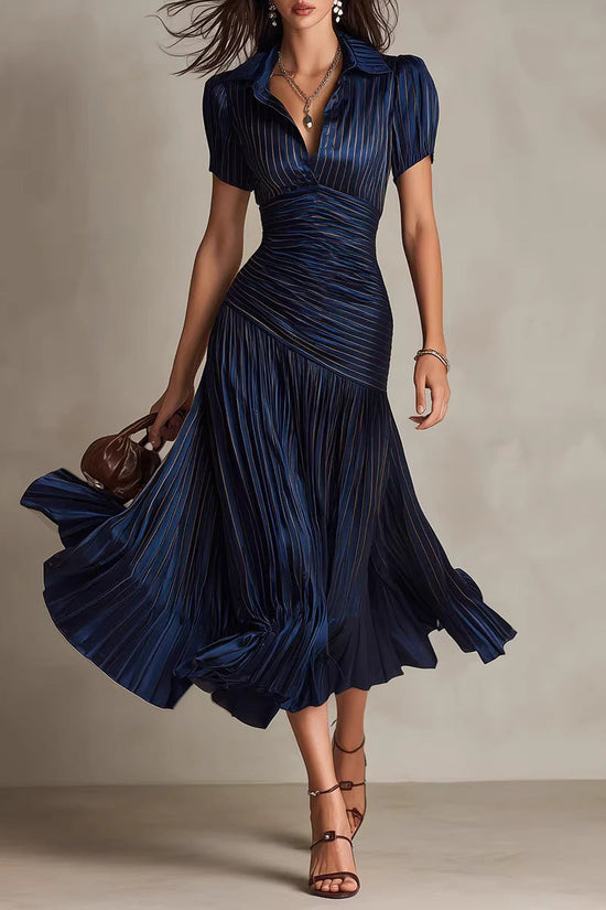 Striped patchwork dress 
