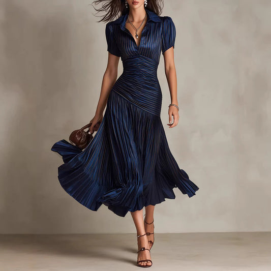 Striped patchwork dress 