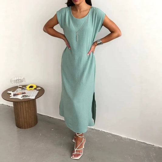 Sleeveless slim fit dress for women 