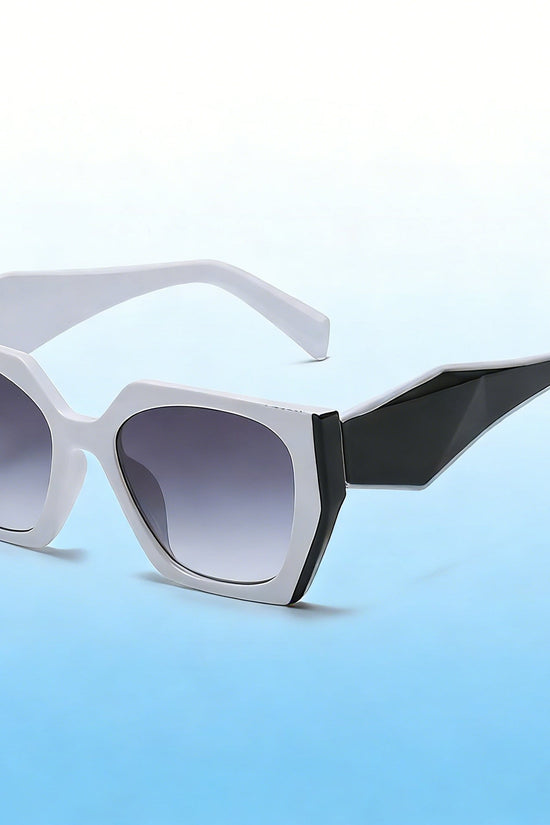 Fashion Cat Eye Wide Temple Sunglasses for Women, High-End  Full Frame Sun Glasses, Designer Style Eyewear 