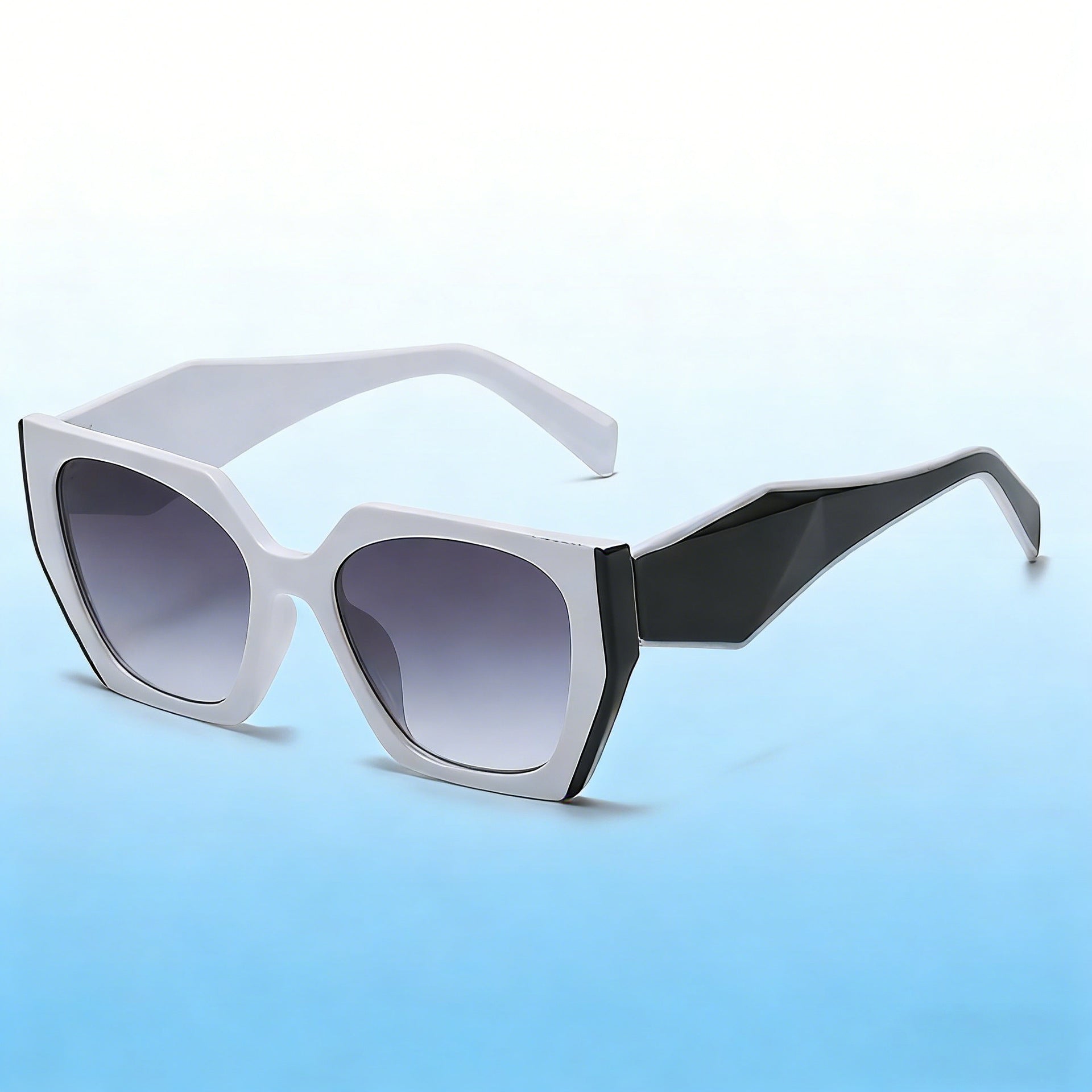 Fashion Cat Eye Wide Temple Sunglasses for Women, High-End  Full Frame Sun Glasses, Designer Style Eyewear 