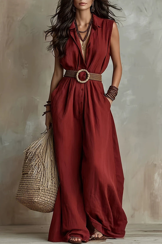 Sleeveless jumpsuit 