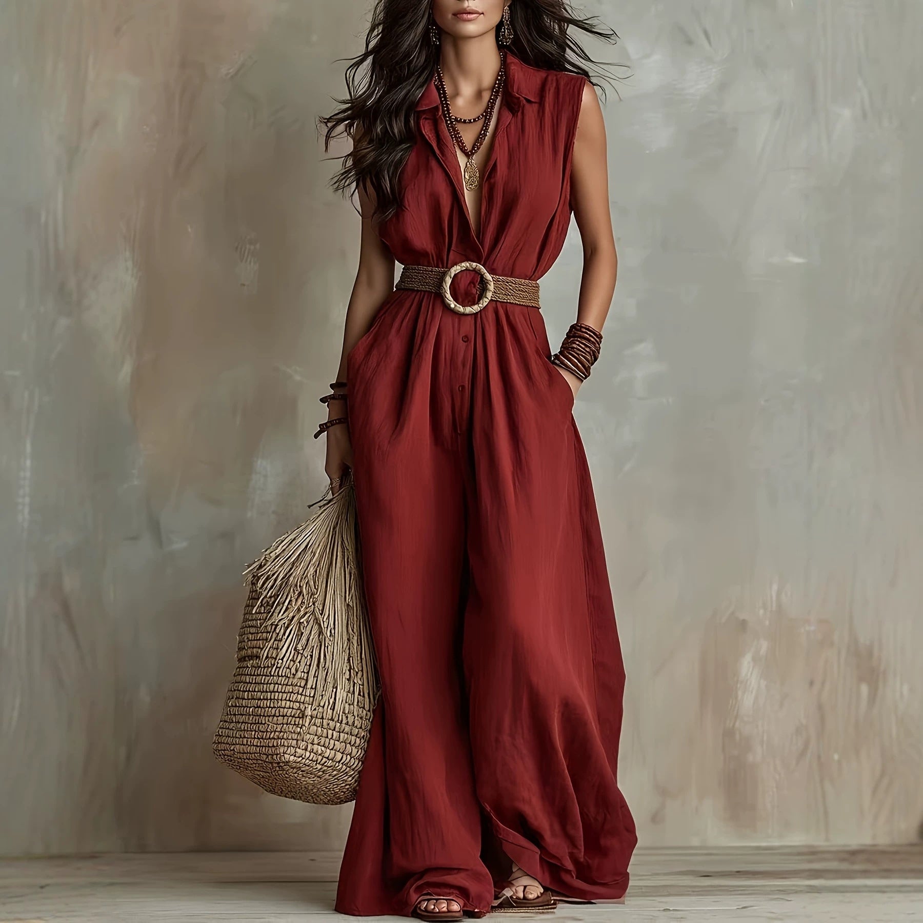 Sleeveless jumpsuit 