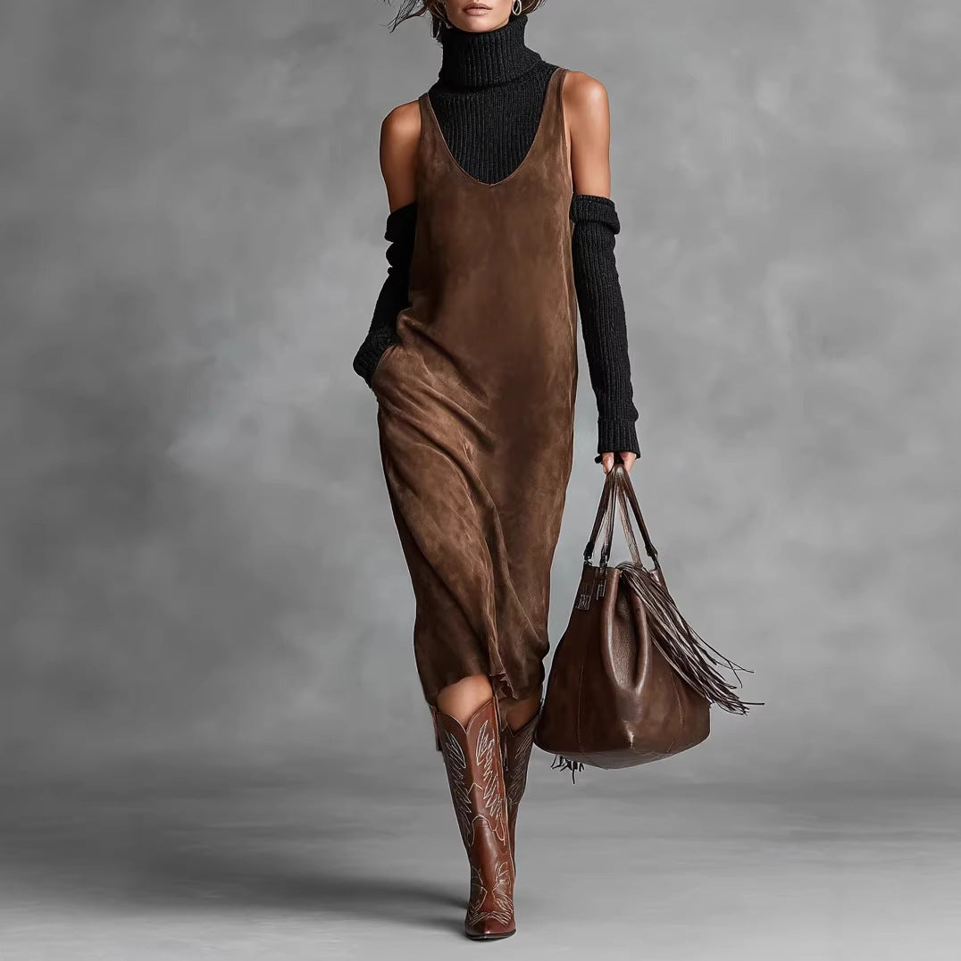 Sexy Off-Shoulder Fitted Dress for Party, Travel, Date, Casual Wear Office Outfit Long Dress 