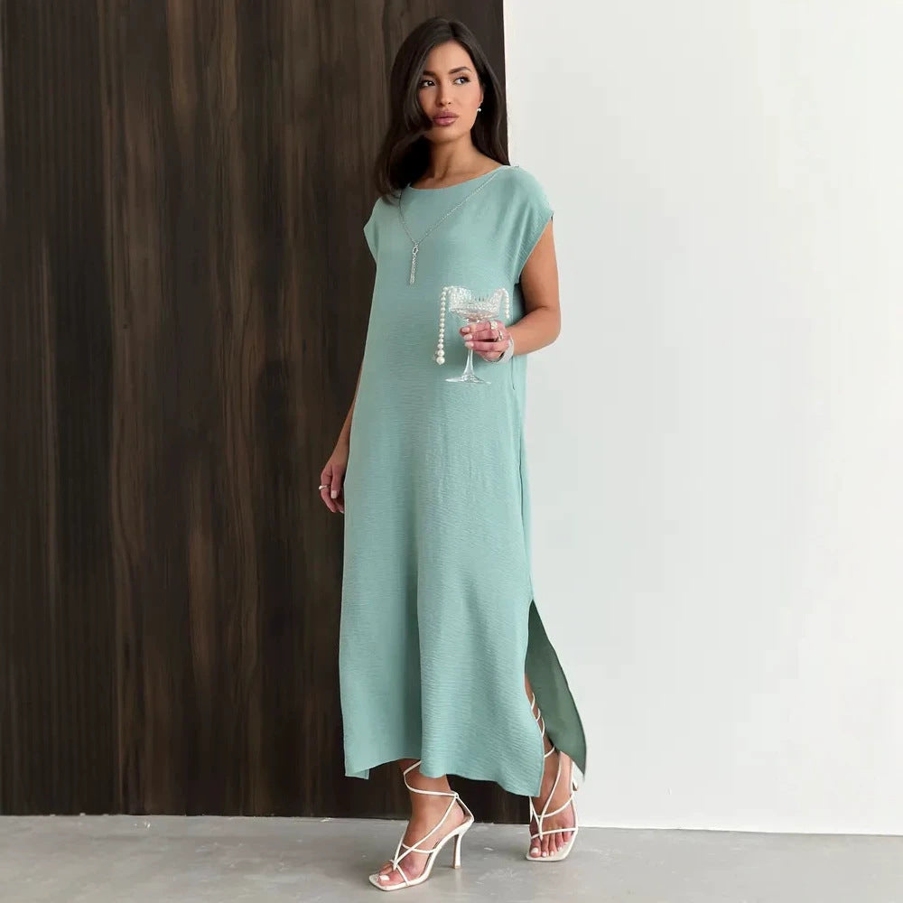 Sleeveless slim fit dress for women