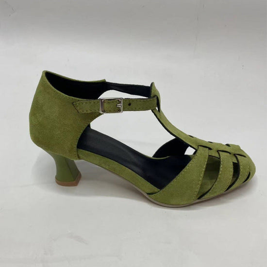 Fashion Suede Round Toe Women's Shoes Plus Size Breathable CJ