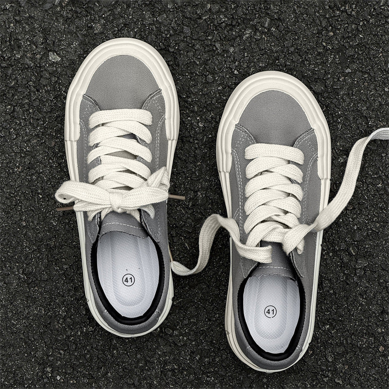 Women's Canvas Platform Casual Sports Skate Shoes CJ