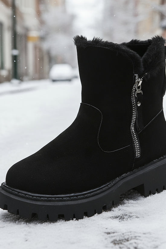 Snow Boots Velvet Warm Cotton Shoes Plus Size CJ