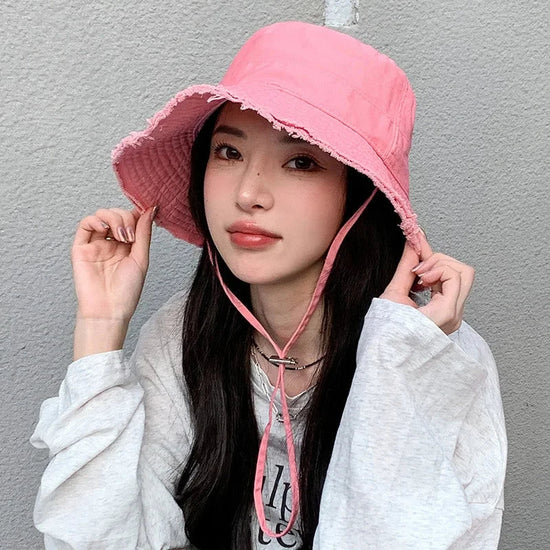 Unisex Tassel Cotton Bucket Hat FitiqueFit