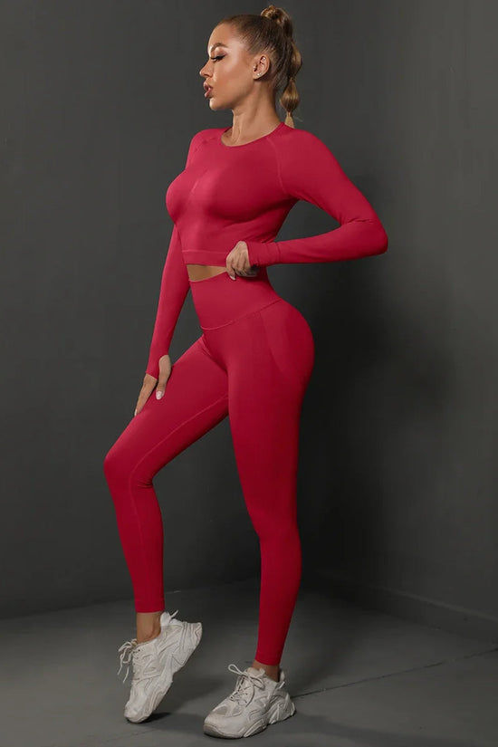Women's Seamless Long Sleeve Yoga Top FitiqueFit