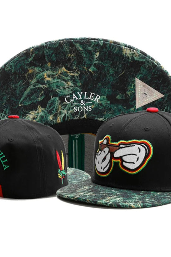 Skull Hand Snapback Hat – Flat Bill Adjustable Baseball Cap FitiqueFit