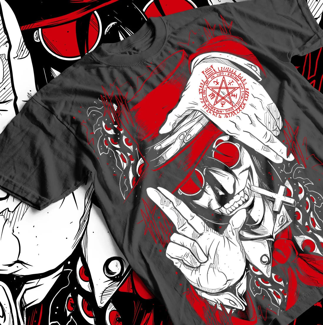 Ultimate Vampire Casual Cotton Printed T-Shirt FitiqueFit