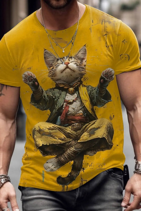 🦁  3D Animal Print Funny T-Shirt – Bold Summer Streetwear FitiqueFit