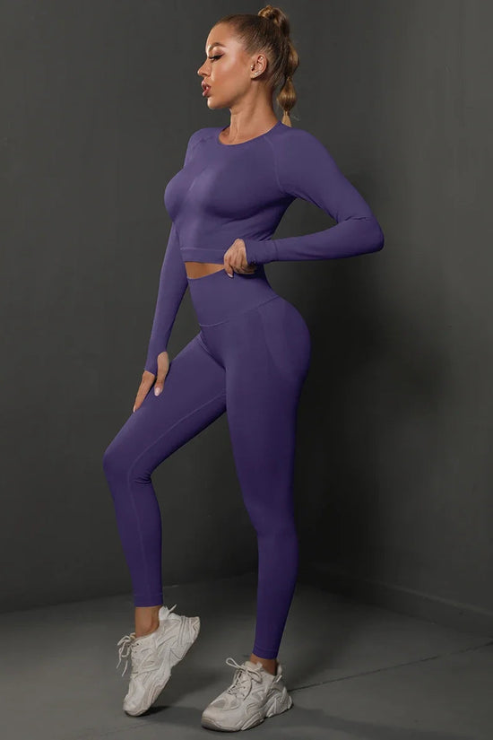 Women's Seamless Long Sleeve Yoga Top FitiqueFit