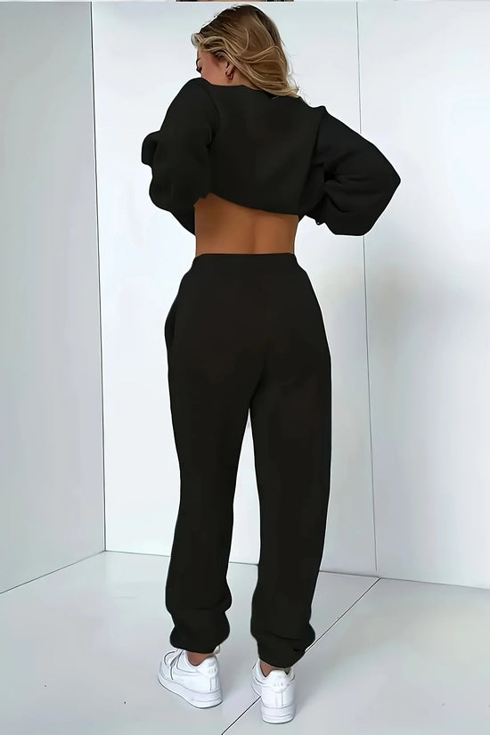 Autumn Winter Women's Sweater Pants Set  Women Hoodie set Street Hip Hop Clothing Casual Female  Clothing Plush sweatshirt 