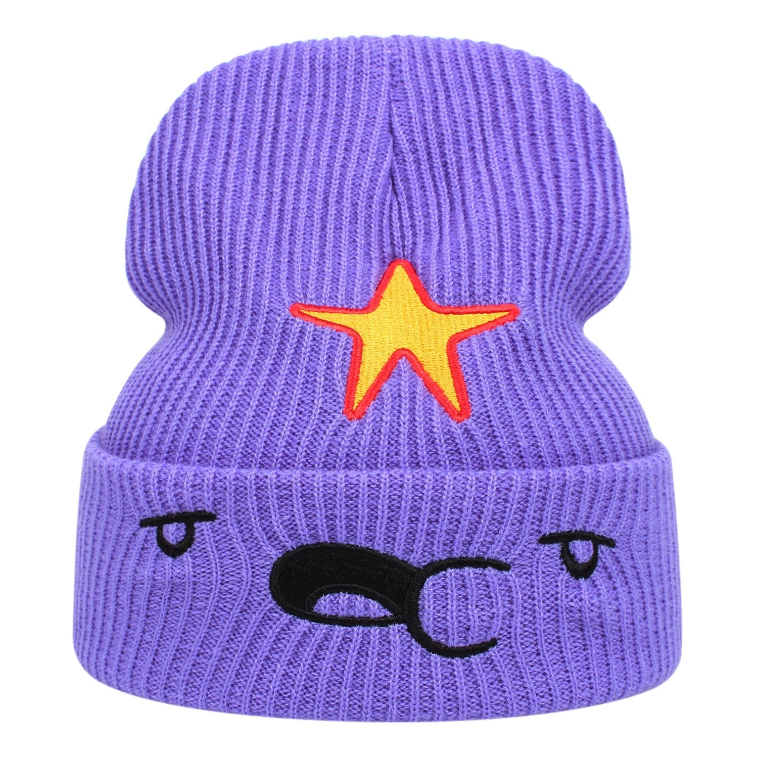 Versatile woolen hat, men's and women's pullover hat, embroidered woolen hat, winter ear protection acrylic knitted hat 