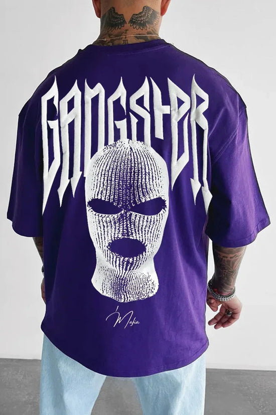 👕 Masked Persona Oversized Harajuku T-Shirt FitiqueFit