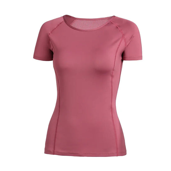🖤 Plus Size Women's Sports T-Shirt – Breathable Yoga & Running Top FitiqueFit